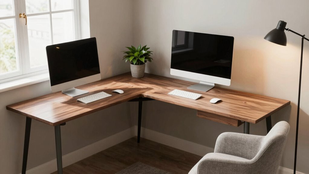 optimal corner workspace setup