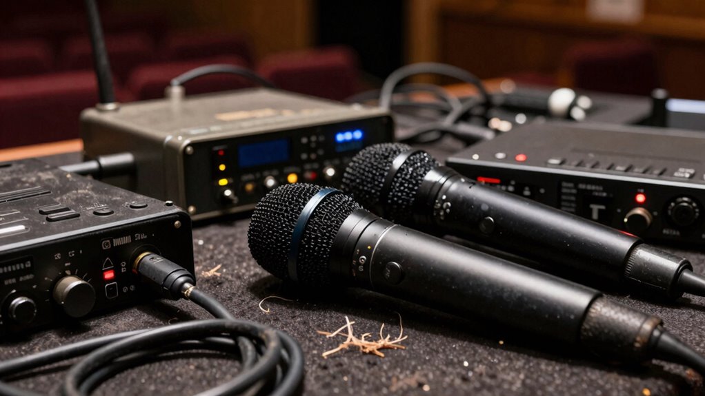 preventing wireless microphone failures
