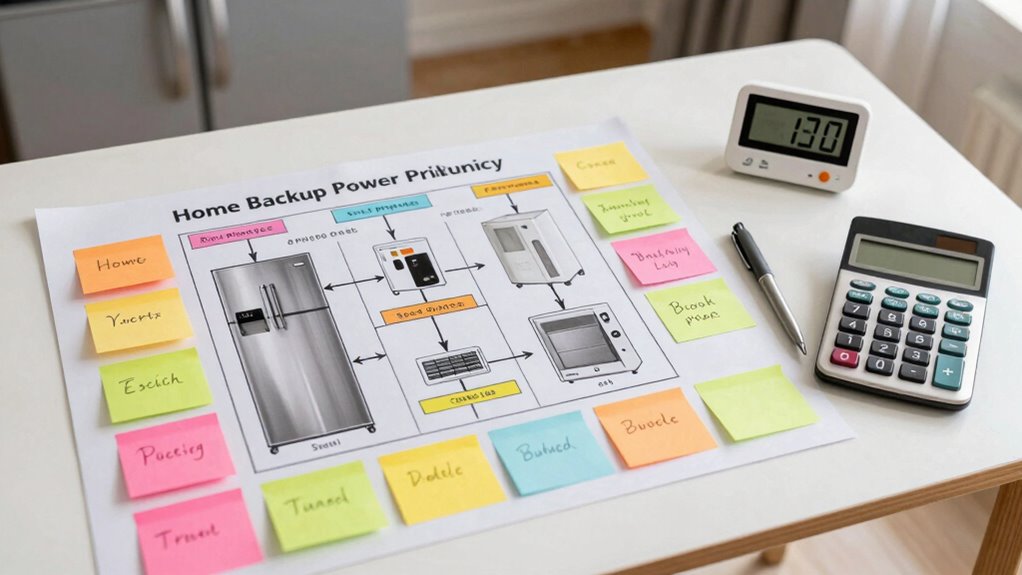 prioritize essential backup power
