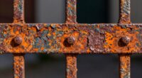 rusting metal deterioration process