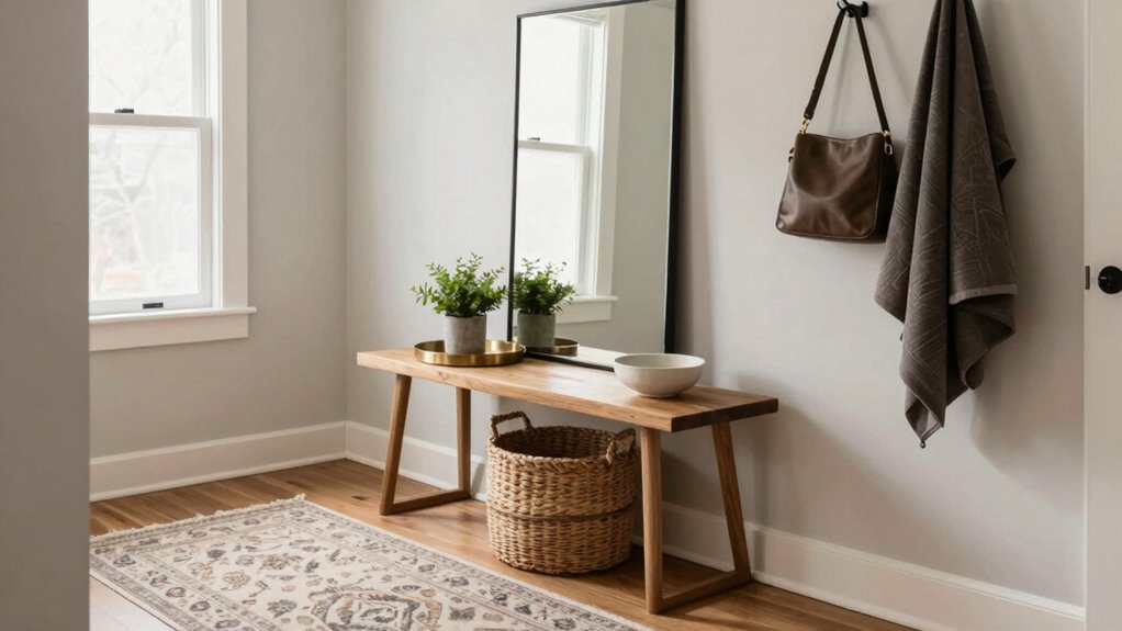 stylish organized entryway tips