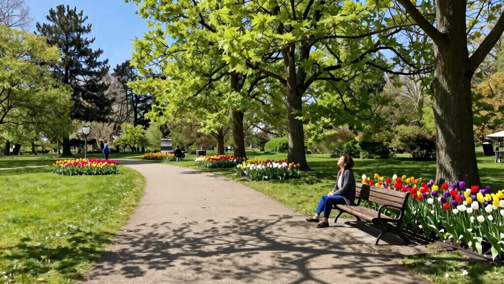 urban walk boosts mental clarity