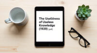 The Usefulness Of Useless Knowledge (1939) [Pdf]