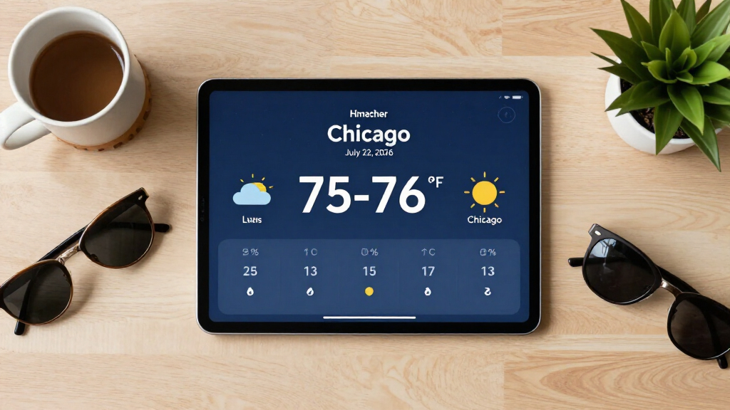 Will The High Temp In Chicago Be 75-76° On Jul 22, 2026?