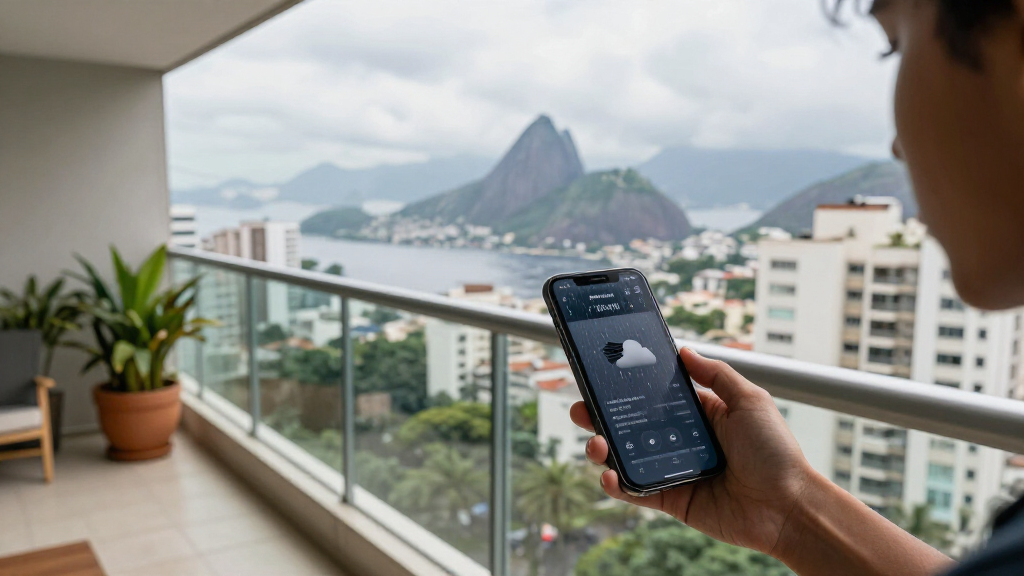 Civil Defense Warns Of Strong Winds And Heavy Rain In Rio