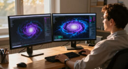 APOD: 2026 October 25 – Dark Matter In A Simulated Universe